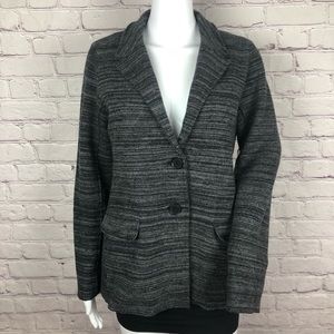 Ann Taylor Loft Marled Knit Merino Wool Jacket